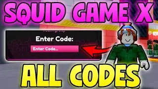 *FREE CASH* Squid Game X Codes Roblox! All WORKING SQUID GAME X CODES! (Roblox)