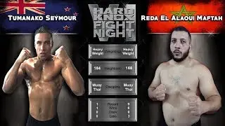 HKFN VI Tumanako Seymour Undefeated Kiwi VS Reda Maftah A Seasoned Pro from Morocco. Heavyweights