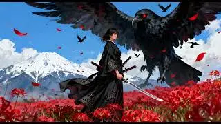 Shadow of the Raven 4K Wallpaper & Screensaver | Epic Samurai Fantasy Background (No Sound)!