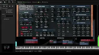 OB-Xd VSTi  Угарный симулятор  Oberheim.