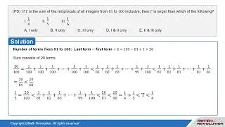 U12. Adding the Reciprocals of Consecutive Integers