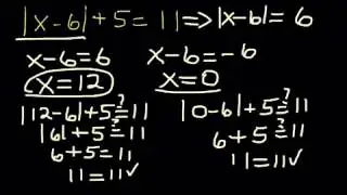 Solving Absolute Value Equations