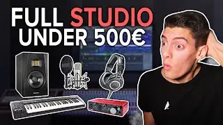 FULL MUSIC STUDIO for UNDER 500€ 🤯 [Budget Home Studio Setup]