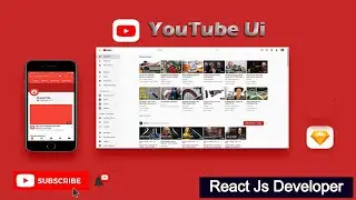 Let's Build a YouTube clone ( UI ) with REACT JS for Beginners!