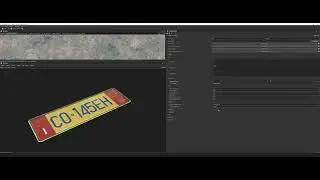 EU Licence Plate Substance Material