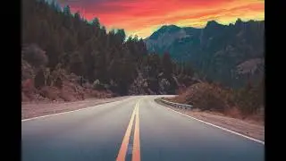 Summer sunset drive with the windows down: carefree nostalgic vibes.