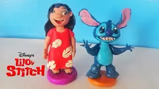 Lilo and Stitch with Clay