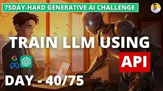 Day 40/75 Train LLM (OpenAI) with API Data using Python and Kaggle Notebook | Vector DB + RAG