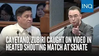 Cayetano, Zubiri caught on video in heated shouting match at Senate