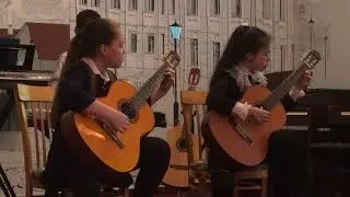 Крым. Ленинская ДШИ. Костюк Анна, Аджибиева Фериде, Ярошевский Артур. Преподаватель Котова Е.А.