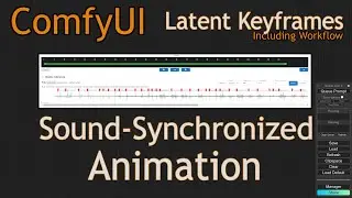 ComfyUI  latent keyframes Sound-Synchronized Animation  