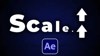How to Make This 'Scale' Text Animation in After Effects 2025