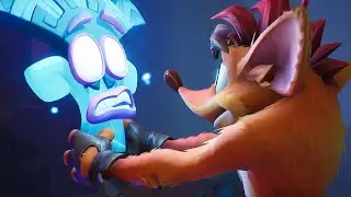прохождение Crash Bandicoot 4: It’s About Time 1 часть получение собрата дотстера Лани-Лоли