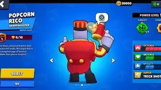 Brawl Stars- Popcorn Rico