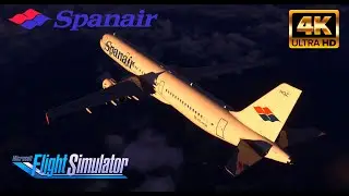 Microsoft Flight Simulator 2020 | A 321 | IVAO | Spanair |  Gran Canaria - Estocolmo | 4K