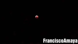 Red blood moon 2019 Fontana CA Luna roja