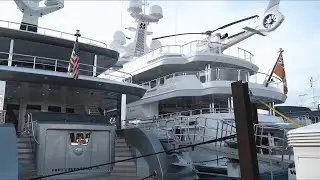 Setting up for the 2021 Fort Lauderdale International Boat Show