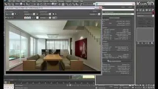Interior scanline render1 by Kyo3D 2010