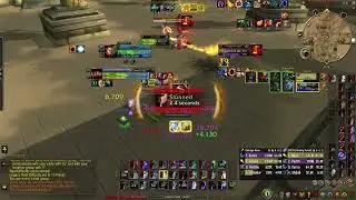 Ugh, Mage and Rogue Vs Resto Shaman and Feral PVP