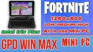 GPD WIN MAX Fortnite Mini PC Intel Core i5-1035G7 Intel Iris Plus 940