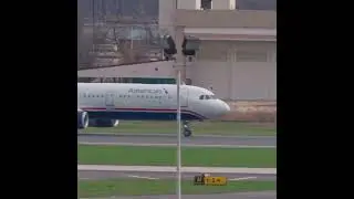 US Airways Heritage Livery 🇺🇸 A321 Takeoff! #aviation #planespotting #pilot #airbus #cockpit