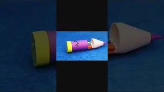 Make Pencil Box In water Bottle #shorts