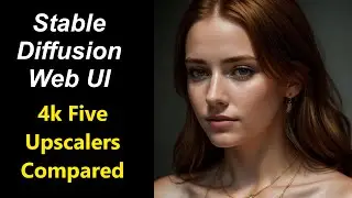 Stable Diffusion 08 Upscaler Comparison