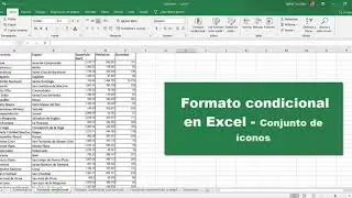 08 - Glezbim - Curso de Excel Avanzado - Formato condicional - Conjunto de íconos