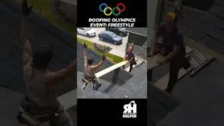 Competition is intense in the freestyle category. #roof #roofer #roofing #roofershelper #Olympics