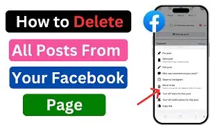 how to delete all facebook posts at once | how to delete a post from my facebook page