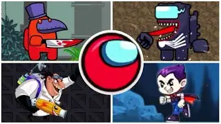 Red Imposter Hero 4 - Ball Bounce Adventure | Fight All Bosses (Android, IOS)