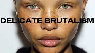 AI - fashion concept “Delicate Brutalism” 