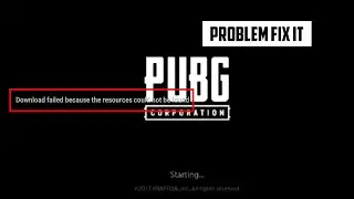 Pubg Mobile KR | Download Failed Because The Resources Could Not be Found | Problem fix it [Part 2]