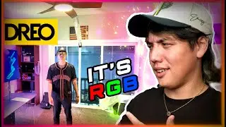 We installed a Smart Cieling Fan / DREO / RGB + Alexa Control