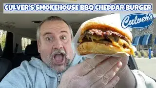 Culver’s Smokehouse BBQ Cheddar Burger 🍔