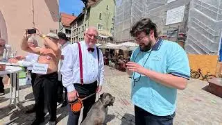 Nudisten Demo in Rottweil 01 06 2025