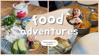 trying food around toronto | thai nyyom, karkumi cafe & more!