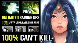 100% Can't Kill Unlimited Raining Arrow Delete Everyone in 2 Second Hyper Solo Mid Mirana Dota 2