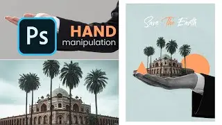Hand Photo Manipulation Photoshop Tutorial | Step By Step | NoorHUB
