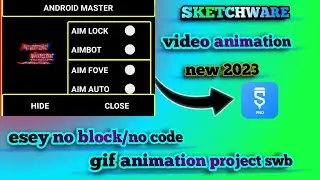 how to make video animation, injector video animation esey make in sketchware tutorial