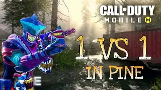 1 VS 1 IN PINE MAP(FOREST) IN CALL OF DUTY MOBILE