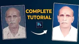Photo Manipulation | Old to New Photo Restoration | Photoshop Restore #photoshop #restoration