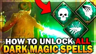 How to Unlock ALL Dark Magic Curses Hogwarts Legacy! (Hogwarts legacy Dark Magic)