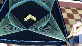 string art rayo cósmico primera parte por jorge de la tierra