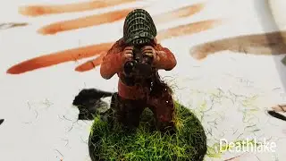 FIRST time painting Warlord miniature army figure : time lapse art : UK GAMES EXPO
