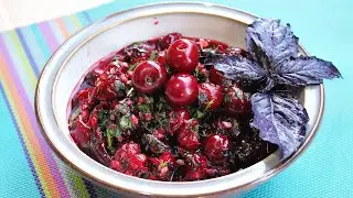 CHERRY SALAD - Best Summer Salad for Barbeque | Doymec