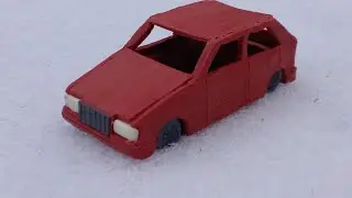 skoda felicia із пластиліну