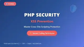 🛡️ PHP Security: XSS Prevention - The Ultimate Guide for Beginners