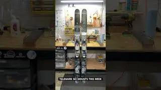 Telemark Ski Mounts This Week #freeheellife #skiing