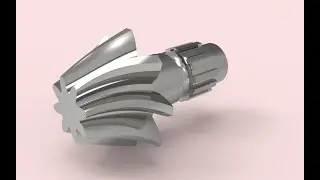 How to Design Helical bevel Gear in Solidworks